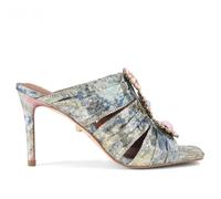 Kurt Geiger Kensington Soft Bow Mule in tessuto multicolor con strass e tacco alto - SOFT BOW MULE 842 40