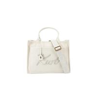 Kurt Geiger - Kurt Embroidered Tote - -Bags -Donna -Bianco -ONE SIZE