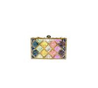 Kurt Geiger - Party 306 Crystal Quilt Box Clutch - -Bags -Donna -Multicolore -ONE SIZE