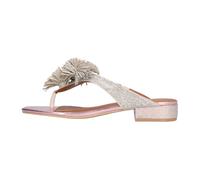 Kurt Geiger - Pom Pom T-Bar Flat Sandal - - Shoes - Donna - Rosa - 36 EU
