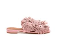 Kurt Geiger - Raffia Buckle Flat Sandal - -Shoes -Donna -Rosa -36 EU