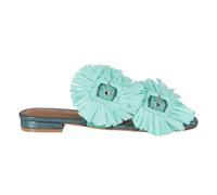 Kurt Geiger - Raffia Buckle Flat - -Shoes -Donna -Blu -38 EU