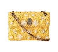 Kurt Geiger - Raffia Mini Kensington - - Bags - Donna - Giallo - ONE SIZE