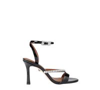 Kurt Geiger sandali alti Crystal in vernice con applicazioni gioiello nero