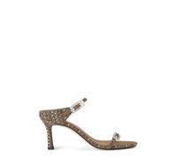 Kurt Geiger sandali alti Strass Double Buckle bronzo