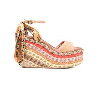 Kurt Geiger, ,Shoes ,Donna ,Multicolore ,36 EU Chelsea Scarf Wedge Heel