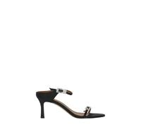 Kurt Geiger, ,Shoes ,Donna ,Nero ,39 EU Strass Double Buckle Heeled Mule