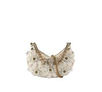 Kurt Geiger - Small Chelsea Chain Hobo Bag - -Bags -Donna -Beige -ONE SIZE