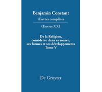 Kurt Kloocke De la Religion, considérée dans sa source, ses f (Copertina rigida)