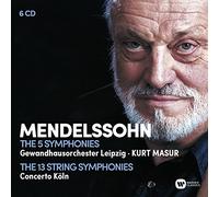 Felix Mendelssohn Mendelssohn: The 5 Symphonies/The 13 String Symphonies (CD)