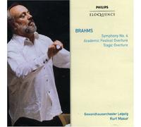 Kurt Masur/Gewandhausorchester - Brahms: Symphony No. 4/Overtures