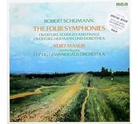 Kurt Masur - Schumann: The Four Symphonies (& Overtures op. 52 & 136) [Vinyl Schallplatte] [3 LP Box-Set]
