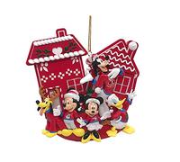 Kurt S. Adler Casa disney decoro natalizio da appendere rosso in 2D 9,5x10x1,5 cm