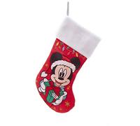 Kurt S. Adler Topolino con calza regalo, rosso, 48,3 cm