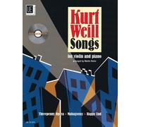 Kurt Weill Songs: Violin and Piano with CD of Performance and Play-Along Tracks Book/CD by Reiter, Martin (2014) Paperback
