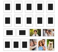 Kurtzy Calamite Personalizzate con Foto - Set di 20 - Cornice Magnetica Portafoto - Calamita Personalizzata con Foto per Frigo - Cornici Magnetiche 7 x 4,5 cm per Compleanno e Regali