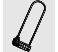 Kurtzy Lucchetto Combinazione 4 Cifre - Antiscasso da 16 cm - a U Impermeabile con Codice Ripristinabile Lucchetto Moto, Serranda, Lucchetto e Capannone