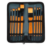 Kurtzy Pennelli per Dipingere - Set con Custodia Portatile da Viaggio - per