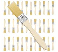 Kurtzy Pennelli per Dipingere - Set Pennelli Pittura 2,54 cm - 36 pz - Pennello Pittura Muro con Manico in Legno - Pennello Legno per Colori Vernici Colle e Fai da Te