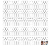 Kurtzy Portachiavi con Foto (Set da 200) - Misura Porta Chiavi 5,4 x 3,4 cm -