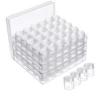 Kurtzy Scatola Barattolini Plastica con Coperchio (Set da 3) - 30 Contenitori