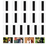 Kurtzy (Set da 20) Calamita Portafoto Magnetico Frigo Trasparente - Cornici Magnetiche 9,8 x 5,9 cm - Cornice Magnetica Portafoto Calamita con Foto per Regali a Famiglia ed Amici - in Acrilico