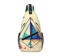 kurue Matematica Geometria Geek Calculus Uomini Donne Sling Zaino Anti Theft Crossbody Borsa a tracolla Borsa Petto Zainetto Zaino Satchel per Escursioni Viaggi