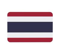 kurue Tappetino da bagno con stampa bandiera della Thailandia, tappetino da doccia in diatomacea tappetino in gomma assorbente per pavimento doccia per bagno antiscivolo