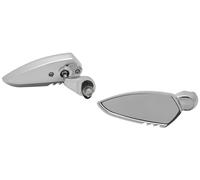 Kuryakyn 1815 Specchi Scythe Da Montare Sul Parabrezza - Cromo