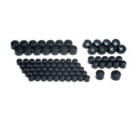 Kuryakyn 2452 Kool Kaps Coperture Lucide Nere Kit