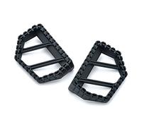 Kuryakyn 3597 Motorcycle Foot Control Component: Riot Mini Board Floorboards without Adapters, Satin Black, 1 Pair