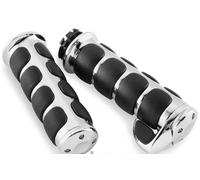 Kuryakyn 6228 Premium Iso-Grips Con Cromo Accent Anelli Con Acceleratore Boss C