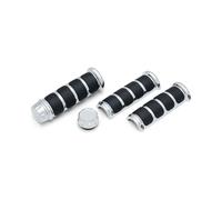 Kuryakyn, coprimanopole ISO per manopole riscaldate OEM. Cromo 18-21 Softail; 16