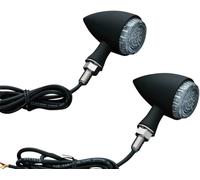 KURYAKYN KUR2509 TURN SIGNAL TORPEDO RUN-TURN-BRAKE - MATTE BLACK LUCI