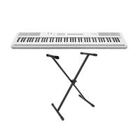 Kurzweil KAS1-WH Stage Piano Keyboard Bianco 88 tasti con supporto per tastiera Keepdrum