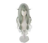 Kusanagi Nene Green 80cm Wavy Cosplay Wig Project SEKAI COLORFUL STAGE! Heat Resistant Synthetic Cosplay Hair Kusanagi