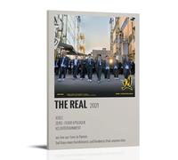 KUSDPKAJC Ateez Group The Real (2), poster decorativo da parete, per soggiorno, camera da letto, decorazione moderna per camera da letto, 60 x 90 cm