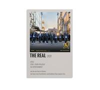 KUSDPKAJC Ateez Group The Real (2), poster decorativo da parete, per soggiorno, camera da letto, decorazione moderna per camera da letto, 20 x 30 pollici (50 x 75 cm)