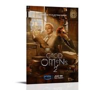 KUSDPKAJC Good Omens 2 poster decorativi su tela, per soggiorno, camera da letto, decorazione moderna per camera da letto, 40 x 60 cm