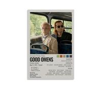 KUSDPKAJC Good Omens Art, poster decorativo da parete, per soggiorno, camera da letto, decorazione moderna per camera da letto, 60 x 90 cm