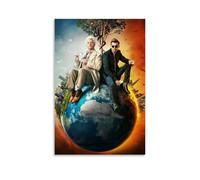KUSDPKAJC Good Omens Fanart, poster decorativo da parete, per soggiorno, camera da letto, decorazione moderna per camera da letto, 30 x 45 cm