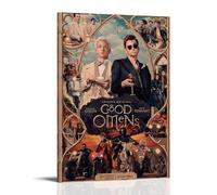 KUSDPKAJC Good Omens Tv Series Art, poster decorativo da parete, per soggiorno, camera da letto, decorazione moderna per camera da letto, 40 x 60 cm
