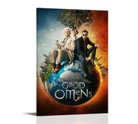 KUSDPKAJC Good Omens Tv Series Fanart, poster decorativo da parete, per soggiorno, camera da letto, decorazione moderna per camera da letto, 30 x 45 cm