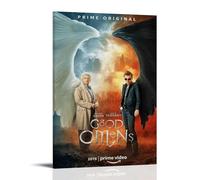 KUSDPKAJC Good Omens Tv Show Fanart, poster decorativo da parete, per soggiorno, camera da letto, decorazione moderna per camera da letto, 20 x 30 pollici (50 x 75 cm)