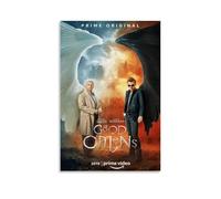KUSDPKAJC Good Omens Tv Show Fanart, poster decorativo da parete, per soggiorno, camera da letto, decorazione moderna per camera da letto, 30 x 45 cm