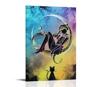 KUSDPKAJC Poster di anime Sailor Moon, decorazione da parete, per soggiorno, camera da letto, decorazione moderna per camera da letto, 30 x 45 cm