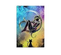 KUSDPKAJC Poster di anime Sailor Moon, decorazione da parete, per soggiorno, camera da letto, decorazione moderna per camera da letto, 20 x 30 pollici (50 x 75 cm)
