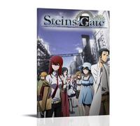 KUSDPKAJC Steins Gate Anime, poster decorativo da parete, per soggiorno, camera da letto, decorazione moderna per camera da letto, 20 x 30 cm