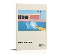 KUSDPKAJC The Bigger Splash David Hockney, poster decorativo da parete, per soggiorno, camera da letto, decorazione moderna per camera da letto, 60 x 90 cm