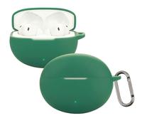 KUSINHOKA Custodia Compatibile con Oneplus Buds 4, Cover Protezione in Silicone con Gancio Portachiavi, Morbido Antiurto Portatile Custodia Protettiva Case [Ricarica Wireless], Verde